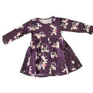 Purple Cow Boutique Twirl Dress 2XS 12-18MO